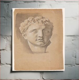 Πίνακας, Sculpted male head by Pietro Fancelli