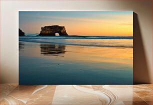 Πίνακας, Sea Rock at Sunset Sea Rock στο ηλιοβασίλεμα