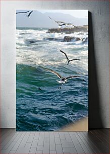 Πίνακας, Seagulls Over the Ocean Γλάροι πάνω από τον ωκεανό