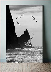 Πίνακας, Seagulls over the Sea Γλάροι πάνω από τη θάλασσα