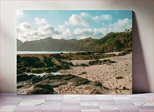 Πίνακας, Seaside Landscape with Rocky Shore Παραθαλάσσιο τοπίο με βραχώδη ακτή