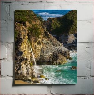 Πίνακας, Seaside Waterfall Παραθαλάσσιος καταρράκτης