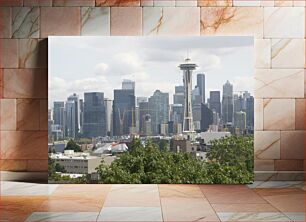 Πίνακας, Seattle Skyline with Space Needle Skyline Skyline with Space Needle