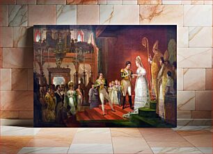 Πίνακας, Second marriage of S.M.I. D. Pedro I