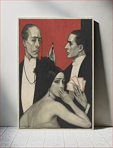 Πίνακας, See, Jack, he said, his manner wild and delirious (1922) by Wladyslaw Theodore Benda