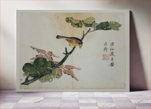 Πίνακας, Seeds and Aleurities Cordata (?): Page from The Mustard Seed Garden Manual of Painting (Jieziyuan huazhuan)