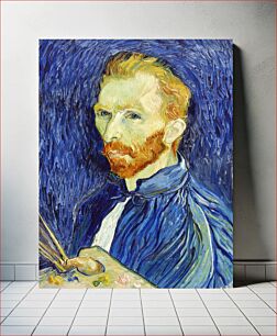Πίνακας, Self-Portrait (1889) by Vincent Van Gogh
