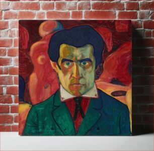 Πίνακας, Self-Portrait (1910-1911) modern art painting by Kazimir Malevich
