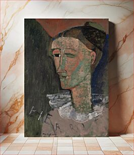 Πίνακας, Self-Portrait as Pierrot by Amedeo Clemente Modigliani