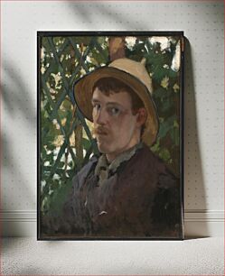 Πίνακας, Self-Portrait at Montigny by Will H. Low