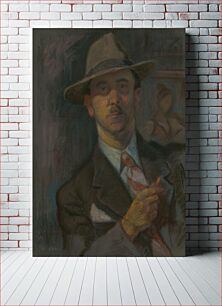 Πίνακας, Self-portrait by Štefan Polkoráb