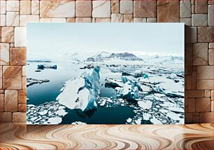 Πίνακας, Serene Arctic Landscape Γαλήνιο αρκτικό τοπίο