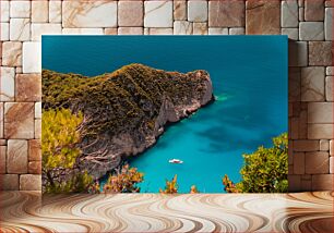 Πίνακας, Serene Coastal Cliff Γαλήνιος παράκτιος γκρεμός