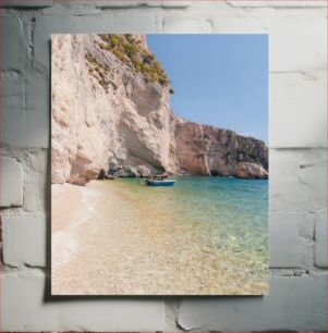 Πίνακας, Serene Coastal Cliffs Γαλήνια παράκτια βράχια