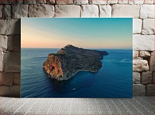 Πίνακας, Serene Coastal Landscape at Sunset Γαλήνιο παράκτιο τοπίο στο ηλιοβασίλεμα