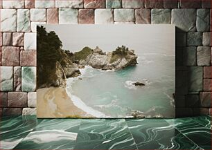 Πίνακας, Serene Coastal Landscape Γαλήνιο παραθαλάσσιο τοπίο