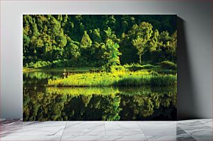 Πίνακας, Serene Forest Lake Γαλήνια Λίμνη Δάσους