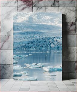 Πίνακας, Serene Frozen Landscape Γαλήνιο παγωμένο τοπίο