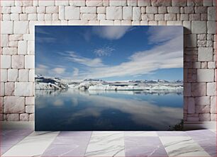 Πίνακας, Serene Glacial Landscape Γαλήνιο παγετωνικό τοπίο
