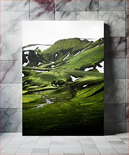 Πίνακας, Serene Green Landscape Γαληνό πράσινο τοπίο