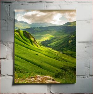 Πίνακας, Serene Greenery in the Hills Γαλήνιο πράσινο στους λόφους