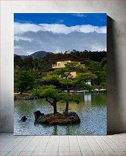 Πίνακας, Serene Japanese Garden Γαλήνιος ιαπωνικός κήπος