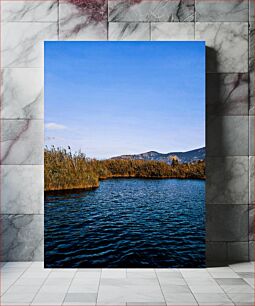 Πίνακας, Serene Lake and Mountains Γαλήνια Λίμνη και Βουνά