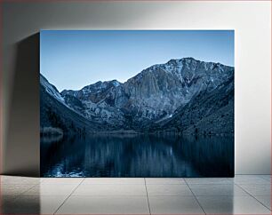 Πίνακας, Serene Mountain Lake at Dusk Γαληνή ορεινή λίμνη στο σούρουπο