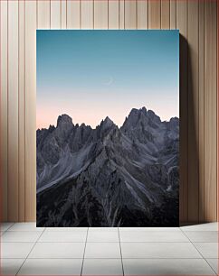 Πίνακας, Serene Mountain Range at Dusk Γαλήνια οροσειρά στο σούρουπο