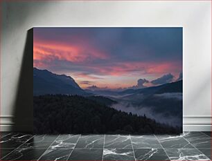 Πίνακας, Serene Mountain Twilight Γαλήνιο Βουνό Λυκόφως