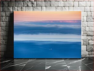 Πίνακας, Serene Ocean at Sunset Γαλήνιος Ωκεανός στο ηλιοβασίλεμα