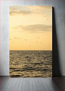 Πίνακας, Serene Ocean Sunset Γαλήνιο Ωκεανό ηλιοβασίλεμα