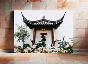 Πίνακας, Serene Oriental Garden Γαλήνιος ανατολίτικος κήπος