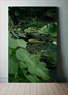 Πίνακας, Serene Pond with Lilypads Γαλήνια Λίμνη με Lilypads