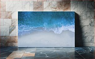 Πίνακας, Serene Sea Waves Γαλήνια κύματα θάλασσας