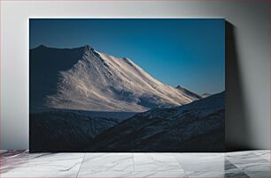 Πίνακας, Serene Snowy Mountain Γαλήνιο Χιονισμένο Βουνό