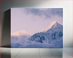 Πίνακας, Serene Snowy Mountain Γαλήνιο Χιονισμένο Βουνό