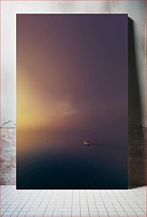 Πίνακας, Serene Sunset at Sea Γαλήνιο ηλιοβασίλεμα στη θάλασσα
