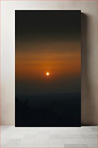 Πίνακας, Serene Sunset Γαλήνιο ηλιοβασίλεμα