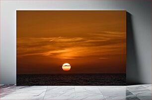 Πίνακας, Serene Sunset Over the Ocean Γαλήνιο ηλιοβασίλεμα πάνω από τον ωκεανό