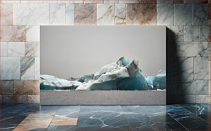 Πίνακας, Serenity of Icebergs Γαλήνη των παγόβουνων
