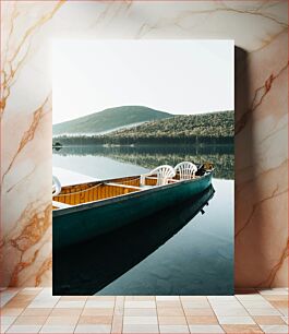 Πίνακας, Serenity on the Lake Γαλήνη στη λίμνη