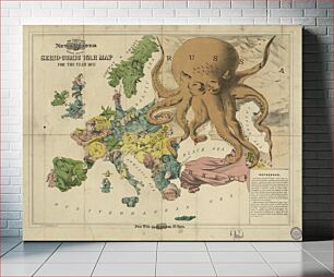 Πίνακας, ...Serio-comic war map for the year 1877