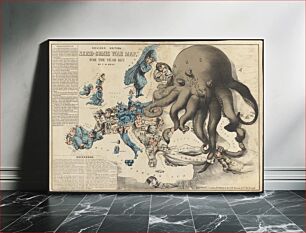 Πίνακας, Serio-comic war map for the year 1877