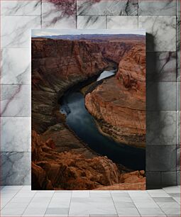 Πίνακας, Serpentine River Through Canyon Serpentine River Through Canyon