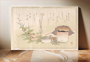 Πίνακας, Set of Utensils for the Tea Ceremony by Kubo Shunman
