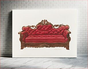 Πίνακας, Settee (Eagle) (ca. 1940) by Henry Moran