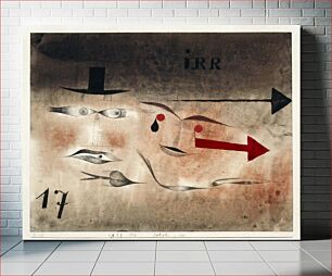 Πίνακας, Seventeen, crazy (1923) by Paul Klee
