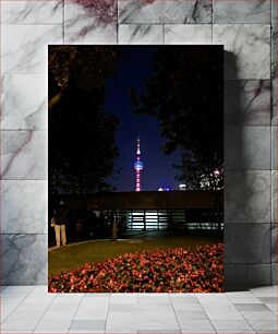 Πίνακας, Shanghai Nightscape Νυχτερινό τοπίο της Σαγκάης
