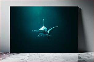 Πίνακας, Shark in Deep Blue Sea Καρχαρίας στη Βαθύ Γαλάζια Θάλασσα